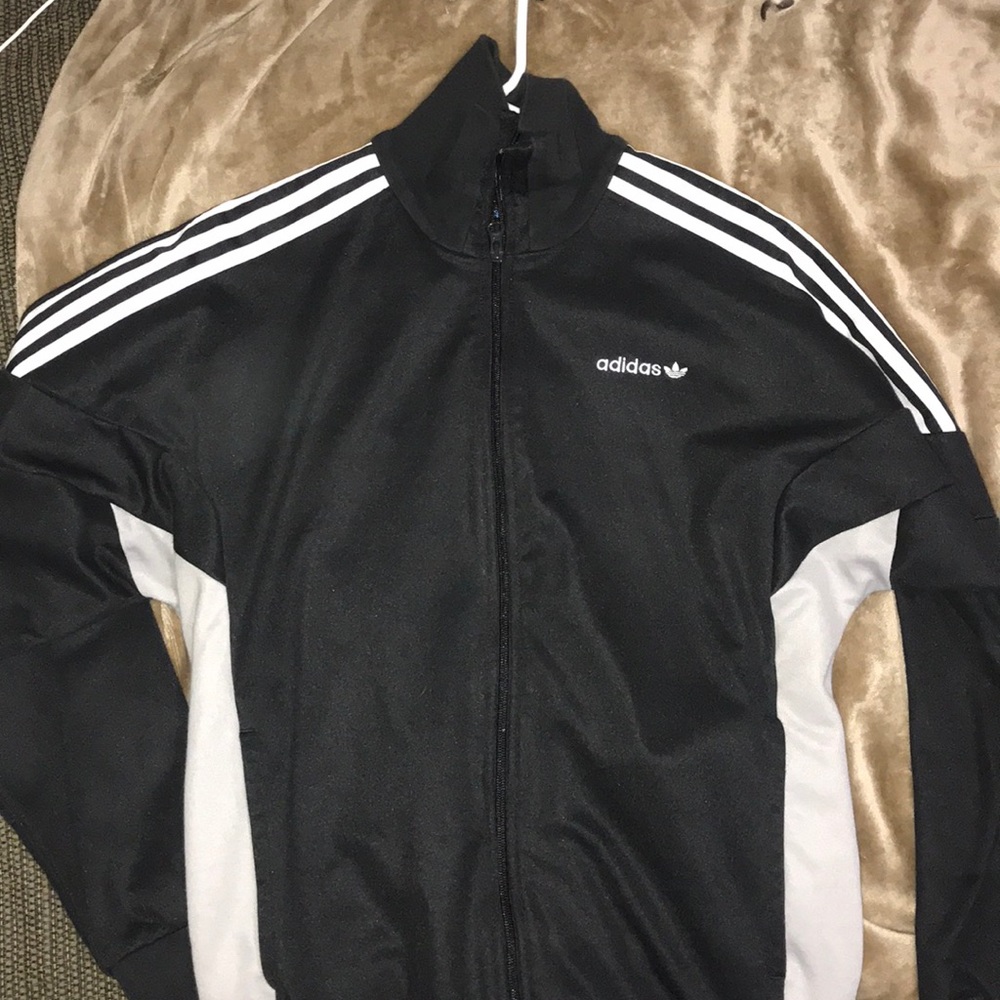 adidas zip up turtle neck